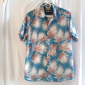 Ted Baker London Floral Hawaiian Shirt  Size5 Made in Portugal